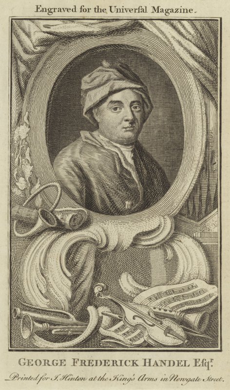 George Frederick Handel Esquire od English School