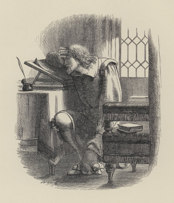 Báseň George Herberta, Smutek (rytina) od English School