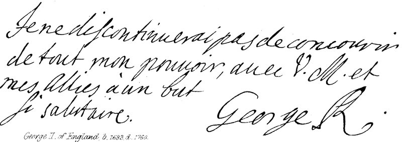 Anglický Jiří II., nar. 1683, nar. 1760 od English School