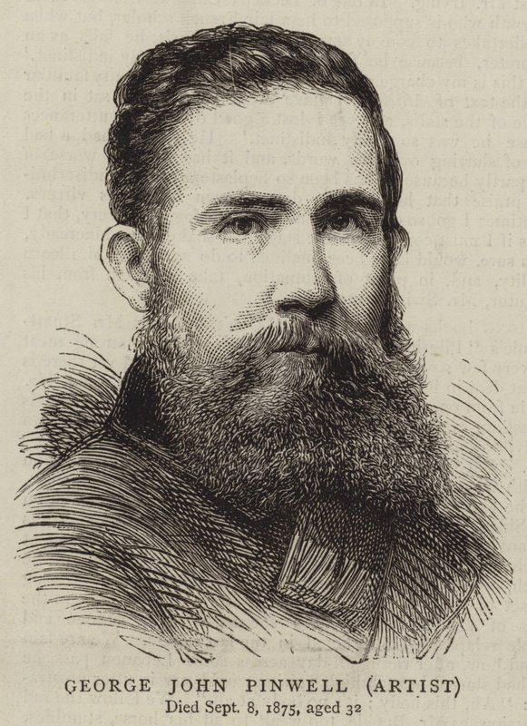 George John Pinwell, umělec (rytina) od English School