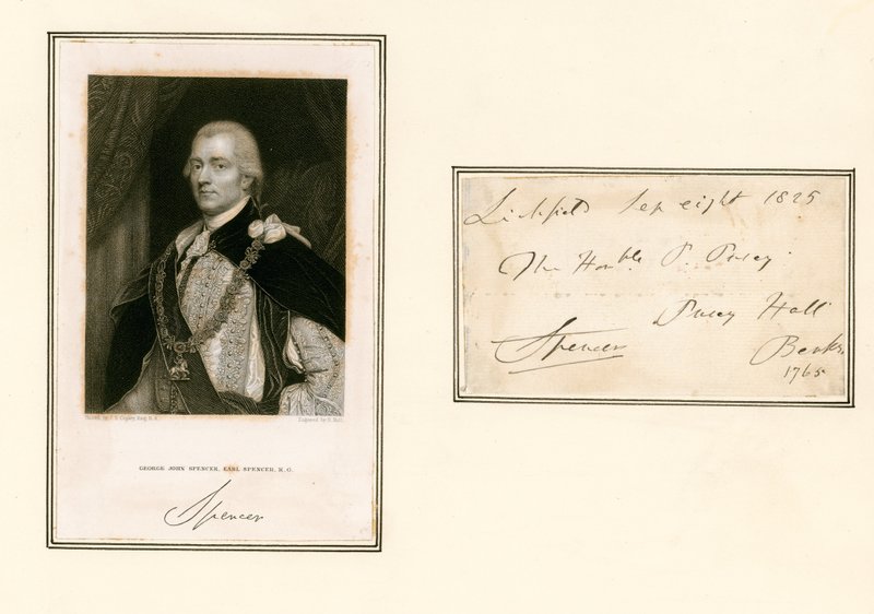George John Spencer, Earl Spencer od English School