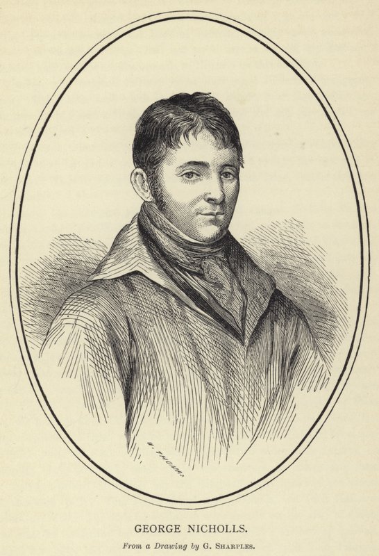 George Nicholls, Z kresby G Sharplese od English School