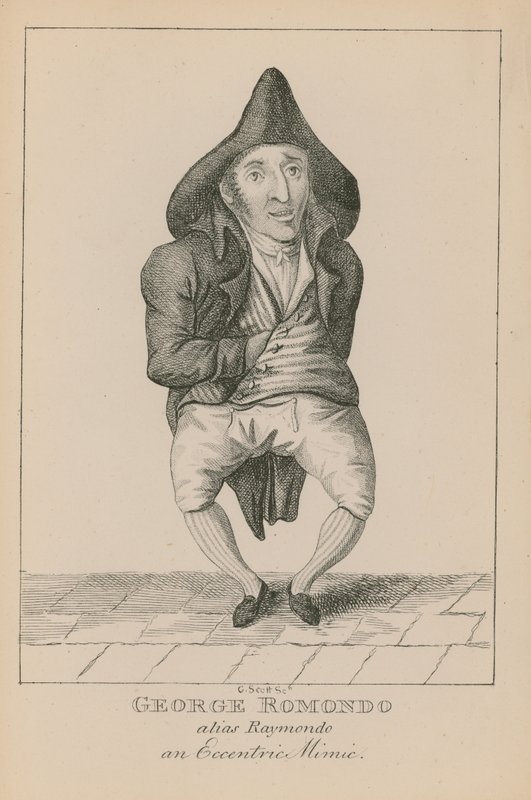 George Romondo, alias Raymondo, výstřední mimik od English School