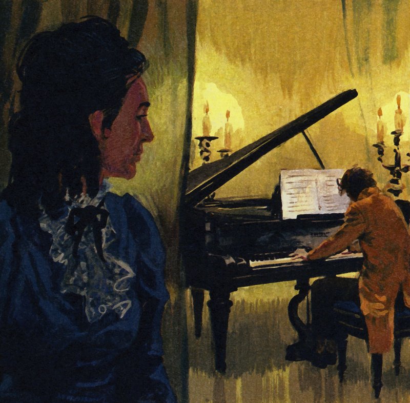 George Sand vzal Chopina do domu v Nohantu, kde pokračoval ve skládání od English School