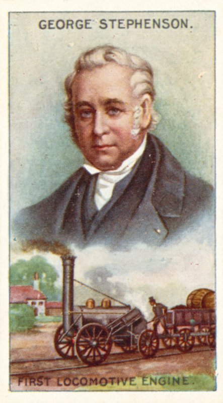 George Stephenson, první lokomotivní motor od English School