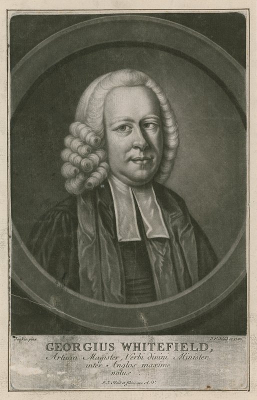 George Whitefield, MA, jeden ze zakladatelů metodismu od English School