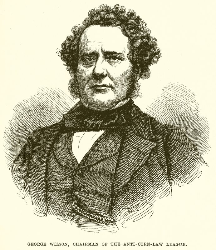 George Wilson, předseda Ligy proti kukuřičnému právu od English School