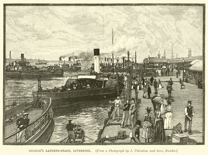 Georges Landing-Stage, Liverpool od English School