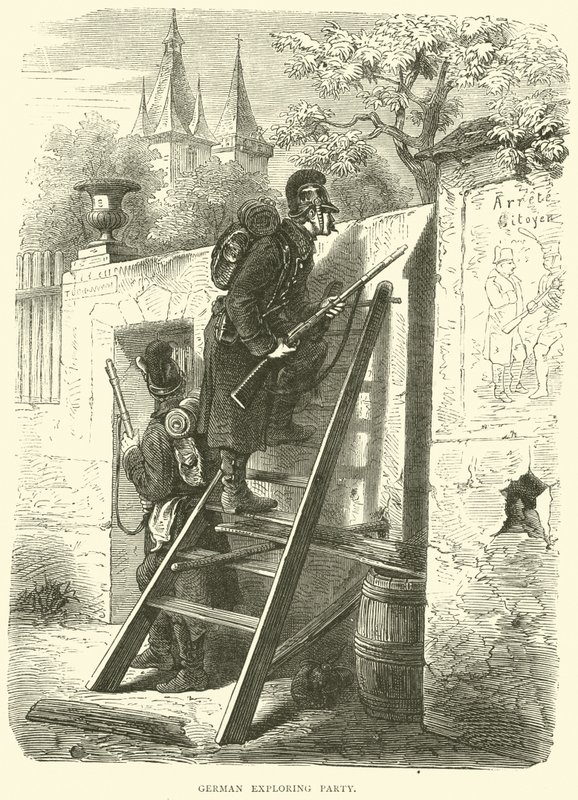 Německá výprava, říjen 1870 od English School