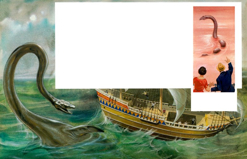 Obří mořští hadi od English School