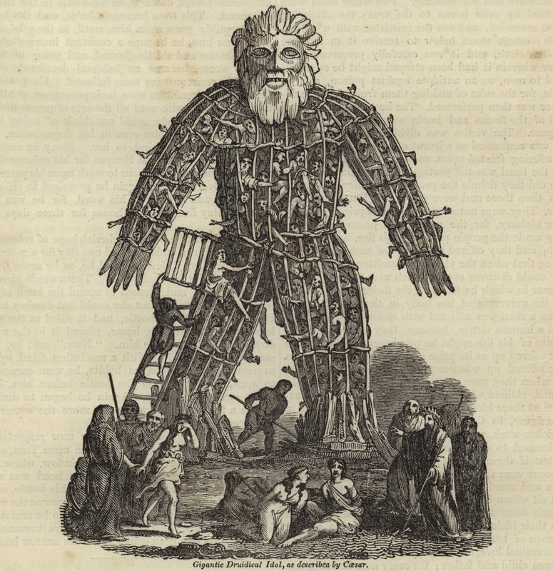 Gigantický druidický idol od English School