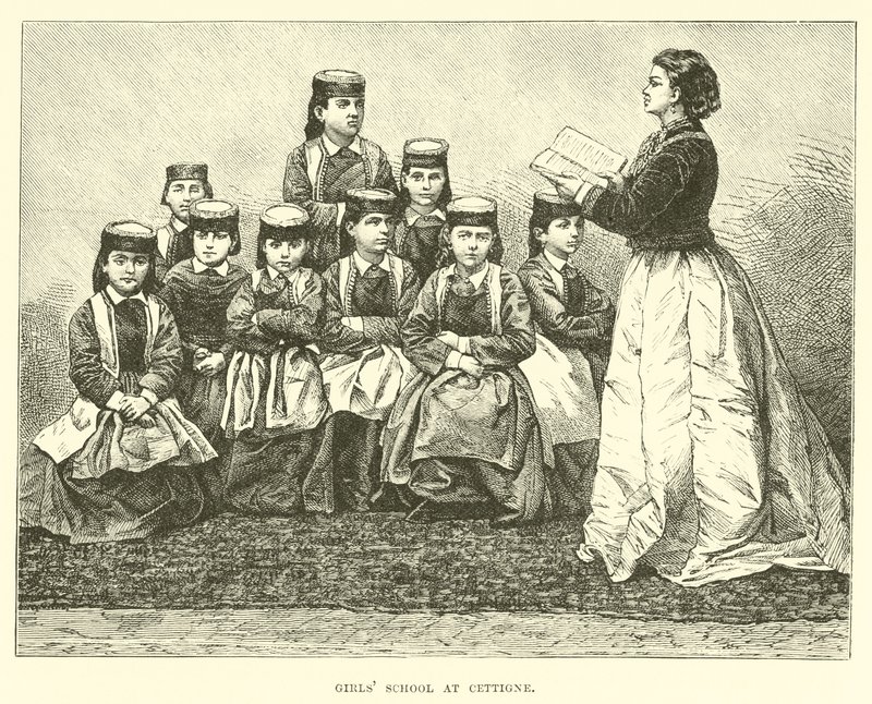 Dívčí škola v Cettigne od English School
