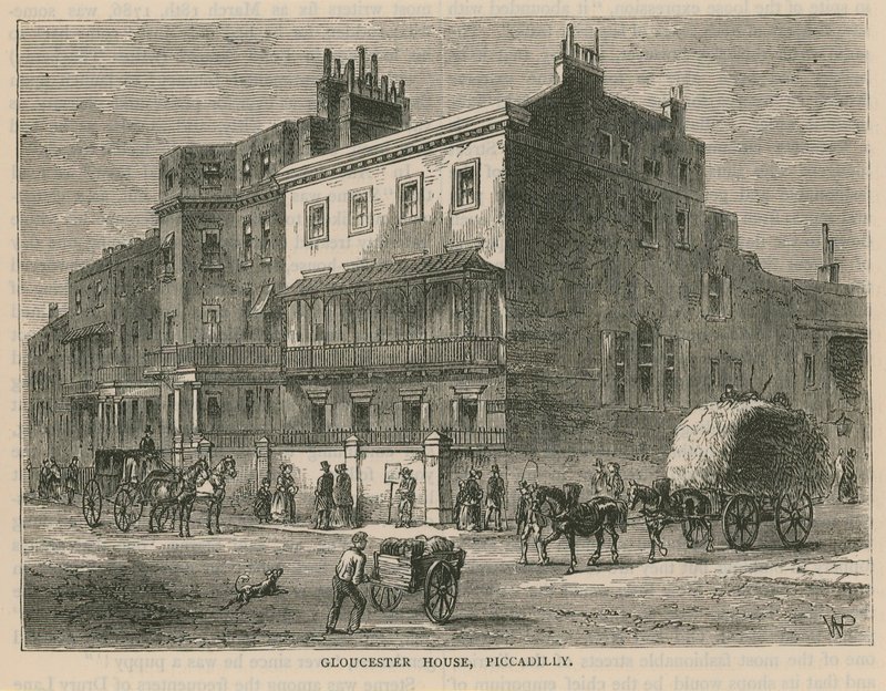 Gloucester House, Piccadilly, Londýn od English School