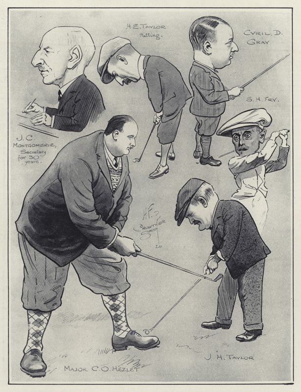 Karikatury Golf Clubland od English School