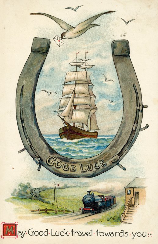 Hodně štěstí (color litho) od English School
