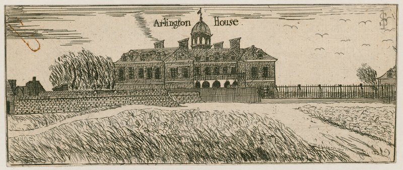 Goring House, později Arlington House, na místě Buckinghamského paláce od English School