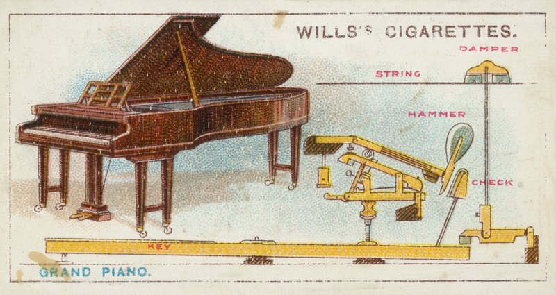 Grand Piano (chromolitho) od English School