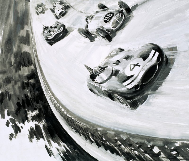 Grand Prix, Monza, Itálie, v roce 1957 od English School