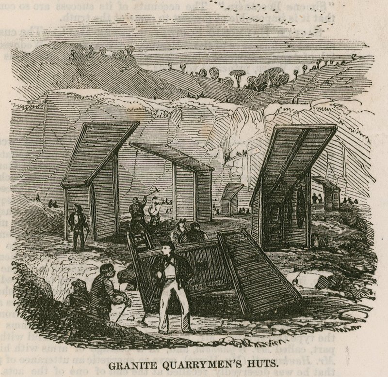 Granite Quarrymens Huts, Rubislaw, Aberdeen od English School