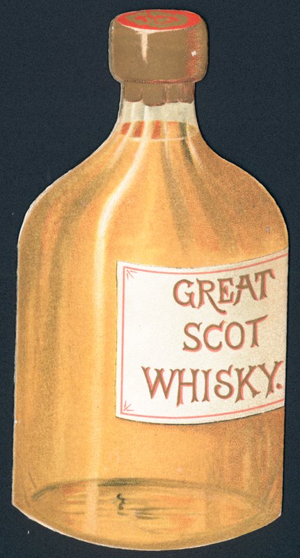 Velká skotská whisky, kard od English School