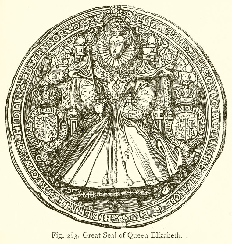 Velká pečeť královny Alžběty od English School