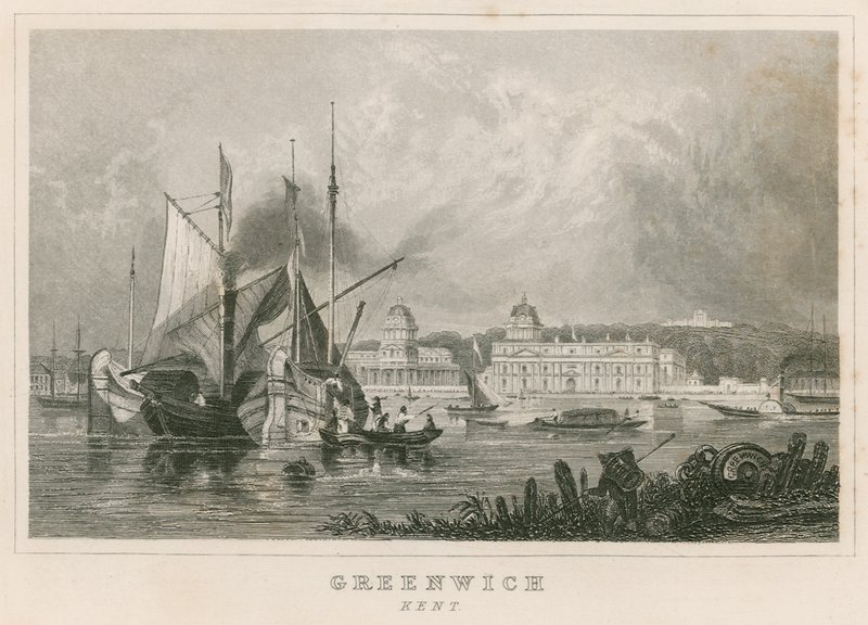 Greenwich Hospital, Londýn od English School