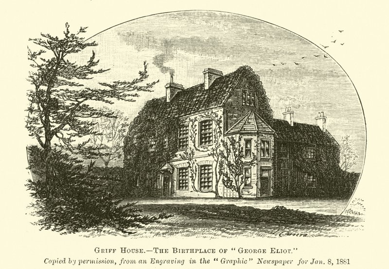 Griff House, rodiště George Eliota od English School