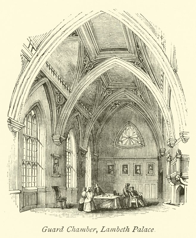Strážní komora, palác Lambeth od English School