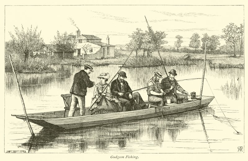 Gudgeon Fishing od English School