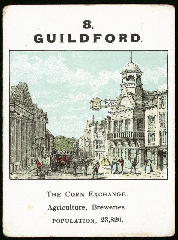 Guildford (barevné lito) od English School