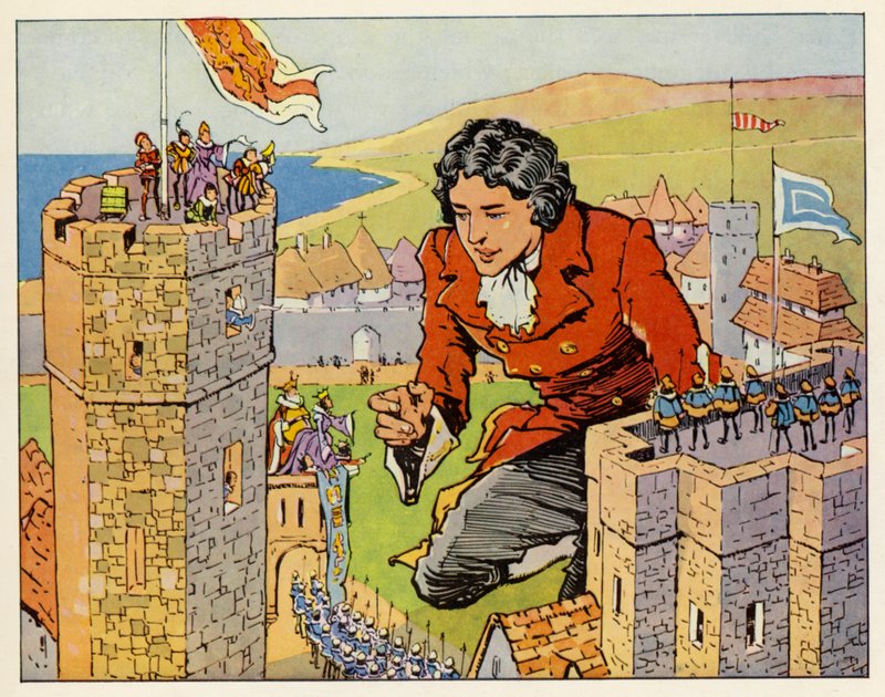 Gulliverovy cesty: (barevná litografie) od English School