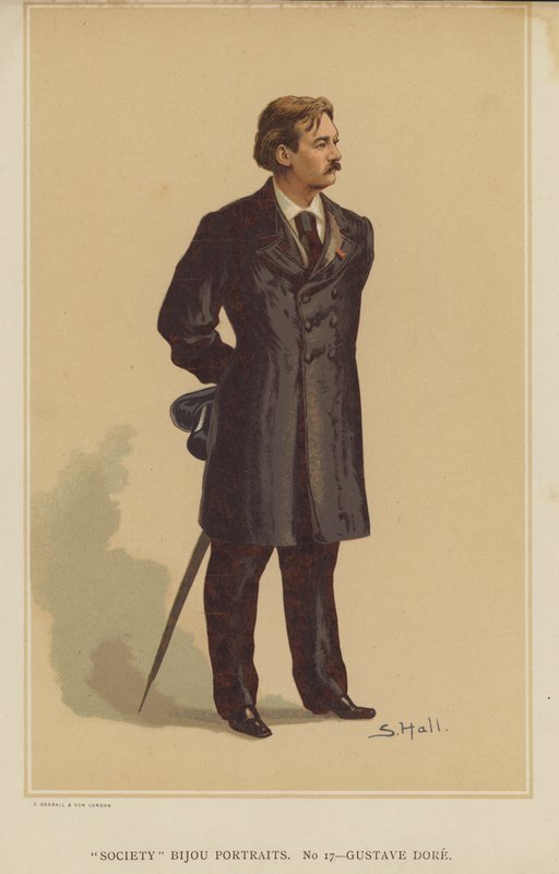 Gustave Dore (barevné lito) od English School