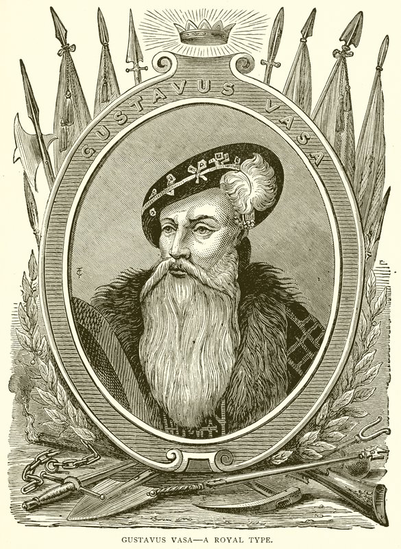 Gustavus Vasa - královský typ od English School