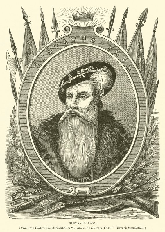 Gustavus Vasa (rytina) od English School