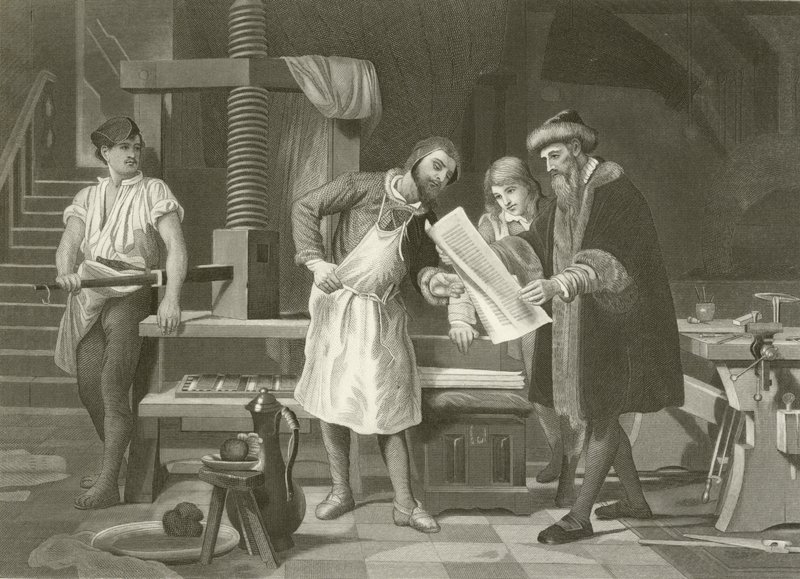 Gutenberg 1400-1468 od English School