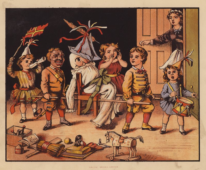 Guy Fawkes (barevná litografie) od English School