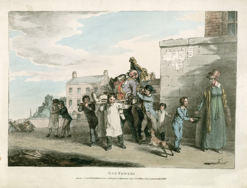 Guy Fawkes. Penny for the Guy od English School