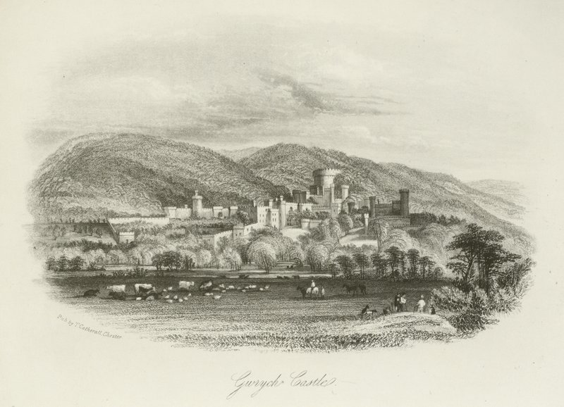 Castle Hedge, Abergele, Severní Wales od English School