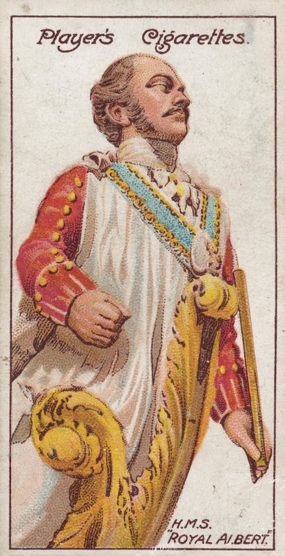 HMS "Royal Albert" (chromolitho) od English School