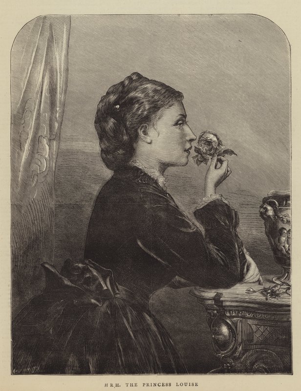 HRH princezna Louise (rytina) od English School