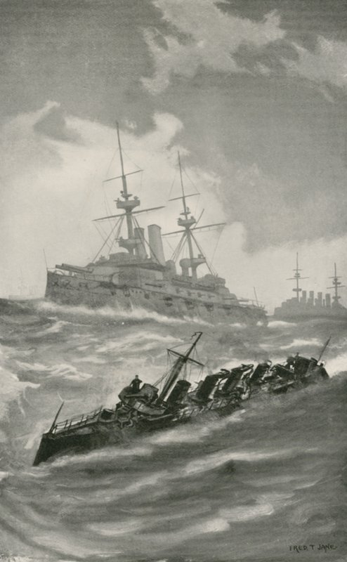 H. M. S. Mars, hrozný a dračí plavba v Lamanšském průlivu od English School
