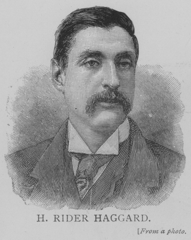 H Rider Haggard (rytina) od English School