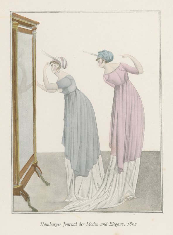 Hamburkský deník módy a elegance, 1802 od English School