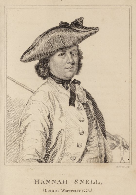 Hannah Snell se narodila ve Worcesteru 1723 od English School