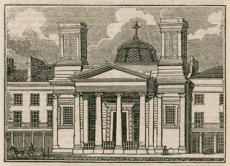 Hannoverská kaple, Regent Street, Londýn od English School