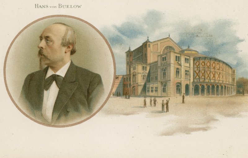Hans von Buelow , německý skladatel, klavírista a dirigent od English School