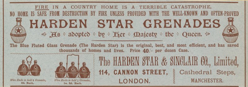 Harden Star Grenades, reklama od English School