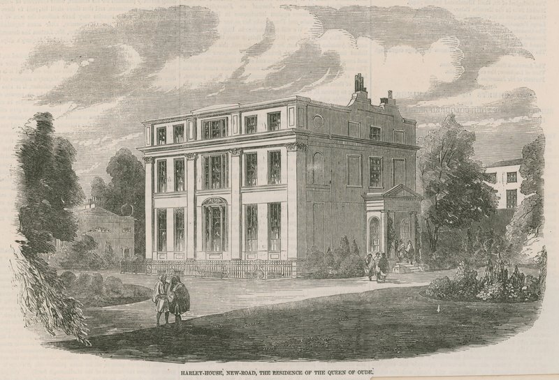 Harley House, New Road, Londýn, sídlo královny z Oude od English School