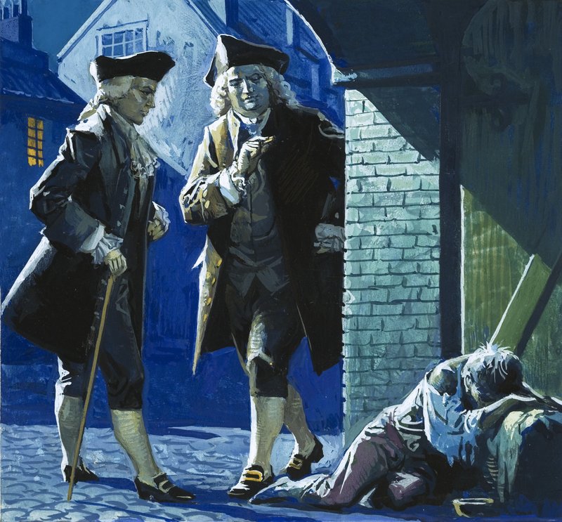 Namaloval obraz slovy: James Boswell od English School