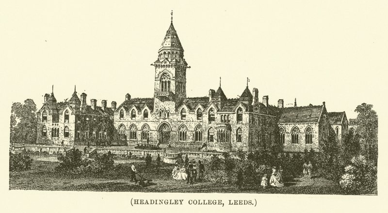 Headingley College, Leeds (rytina) od English School